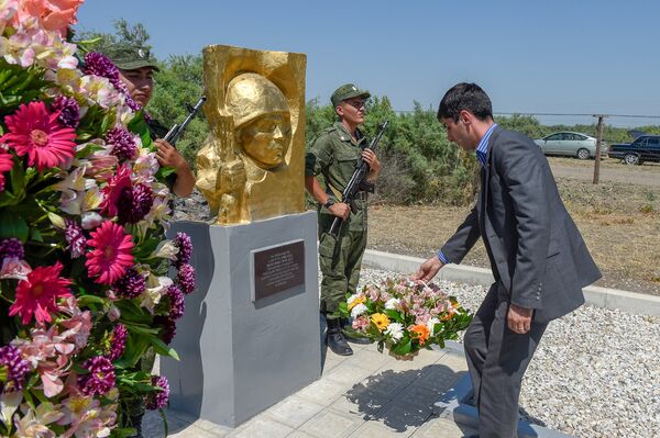 Торжественные мероприятия в честь 70-летия подвига Александра Корякова (2 августа 2018). Арарaт - Sputnik Армения