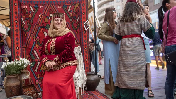 Фестиваль национальной армянской моды и культуры Yerevan Taraz Fest 2018 - Sputnik Армения