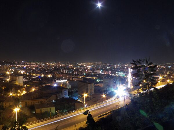 Ночная панорама Еревана - Sputnik Армения