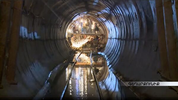 Ремонтные работы в тоннеле Арпа-Севан - Sputnik Армения