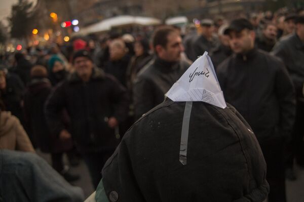 Митинг оппозиционных сил на площади Свободы Митинг оппозиционных сил на площади Свободы - Sputnik Армения