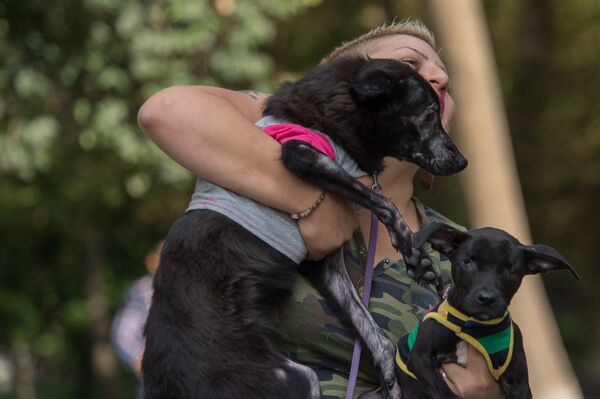Гоар Сергеевна Манушакян со своими питомцами Гоар Сергеевна Манушакян со своими питомцами - Sputnik Արմենիա