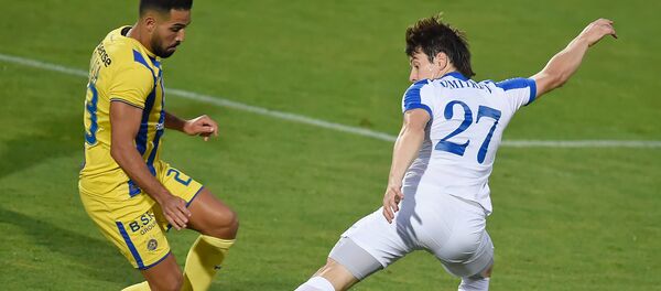 Футбольный матч 3-го квалификационного раунда Лиги Европы между командами Пюник (Ереван) - Маккаби (Тель-Авив) (7 августа 2018). Еревaн - Sputnik Армения