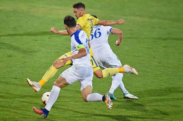 Футбольный матч 3-го квалификационного раунда Лиги Европы между командами Пюник (Ереван) - Маккаби (Тель-Авив) (7 августа 2018). Еревaн Футбольный матч 3-го квалификационного раунда Лиги Европы между командами Пюник (Ереван) - Маккаби (Тель-Авив) (7 августа 2018). Еревaн - Sputnik Արմենիա