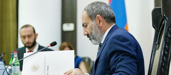 Премьер министр Никол Пашинян на заседании Правительства (9 августа 2018). Еревaн - Sputnik Արմենիա