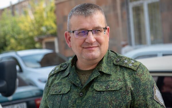 Начальник Арташатского погранотряда, полковник Юрий Урванов - Sputnik Армения