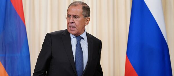 Встреча глав МИД Армении и России Зограба Мнацаканяна и Сергея Лаврова (7 июня 2018). Москвa - Sputnik Армения