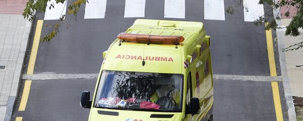 Карета скорой помощи в Мадриде, Испания Карета скорой помощи в Мадриде, Испания - Sputnik Արմենիա