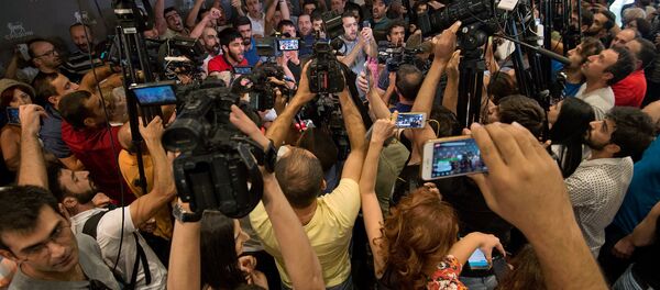 Ситуация в пресс-центре - Sputnik Армения