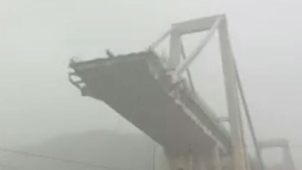 Обрушение моста в Генуе - Sputnik Արմենիա
