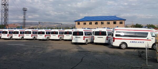 Правительство Китая подарило Армении новые автомобили скорой помощи Правительство Китая подарило Армении новые автомобили скорой помощи - Sputnik Армения