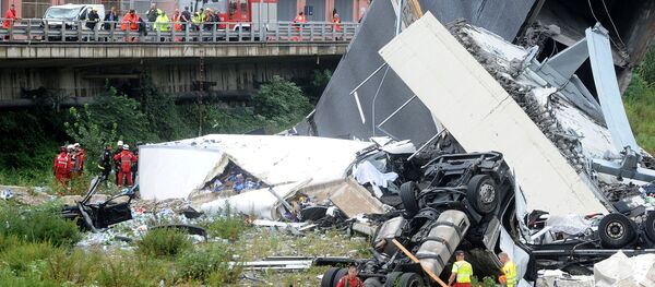 Мост обрушился в Генуе - Sputnik Армения