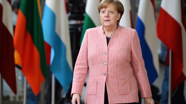 Канцлер Германии Ангела Меркель на саммите ЕС (22 марта 2018). Брюссель - Sputnik Армения