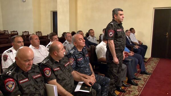 Коллегиальное совещание в полиции Армении (20 августа 2018). Еревaн - Sputnik Армения