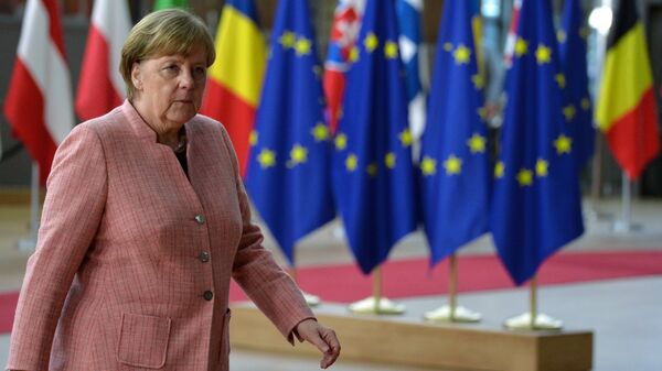 Канцлер Германии Ангела Меркель на саммите ЕС (23 марта 2018). Брюссель - Sputnik Армения
