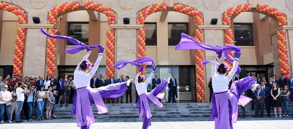 Торжественное октрытие школы с китайским обучением (22 августа 2018). Ереван - Sputnik Армения