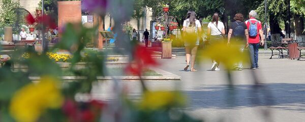 Туристы в Ереване Туристы в Ереване - Sputnik Արմենիա