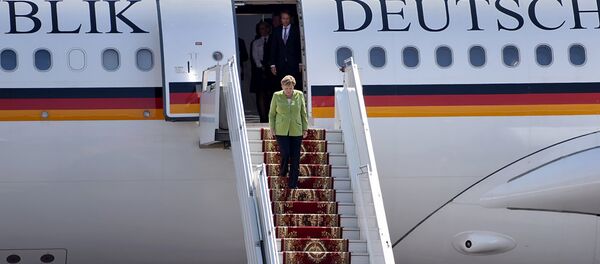 Канцлер Германии Ангела Меркель прибыла в Ереван (24 августа 2018). Аэропорт Звартноц Канцлер Германии Ангела Меркель прибыла в Ереван (24 августа 2018). Аэропорт Звартноц - Sputnik Արմենիա