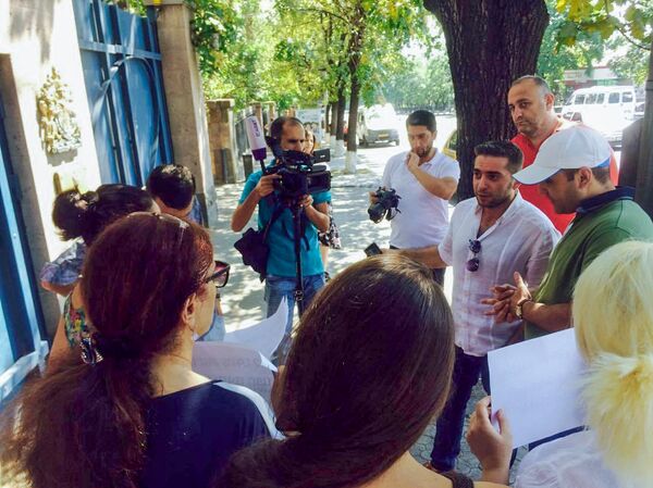 Акция протеста перед зданием посольства Великобритании в Армении (24 августа 2018). Еревaн - Sputnik Армения