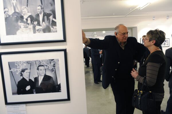 Фотожурналист Владимир Мусаэльян на выставке Иконы 1960-80-х в новом Центре фотографии имени братьев Люмьер (3 марта 2010). Москвa - Sputnik Армения