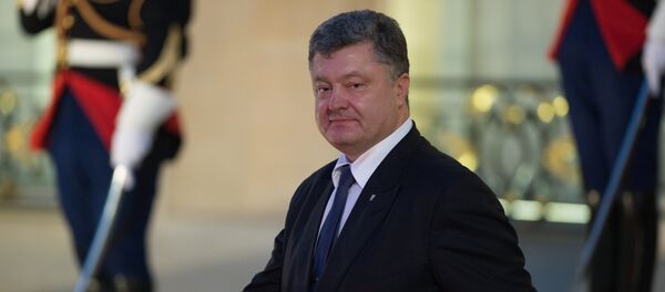 Президент Украины Петр Порошенко после окончания встречи лидеров Нормандской четверки в Париже - Sputnik Армения