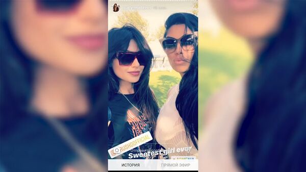 Инстаграм сториз подружки Дэна Билзеряна - Сайлен Медейрос из Севана Инстаграм сториз подружки Дэна Билзеряна - Сайлен Медейрос из Севана - Sputnik Армения