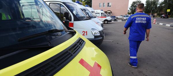 Автомобили станции скорой медицинской помощи Автомобили станции скорой медицинской помощи - Sputnik Արմենիա