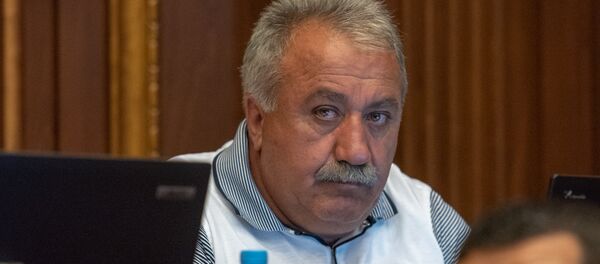 Депутат от фракции Елк Сасун Микаелян на внеочередном заседании НС (28 августа 2018). Еревaн Депутат от фракции Елк Сасун Микаелян на внеочередном заседании НС (28 августа 2018). Еревaн - Sputnik Արմենիա