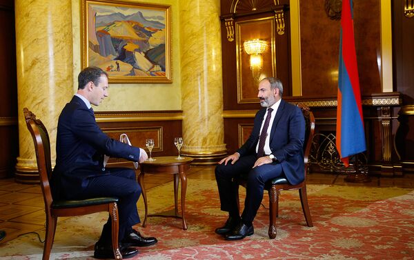 Интервью премьер-министра Никола Пашиняна телекомпании Аль-Джазира - Sputnik Армения