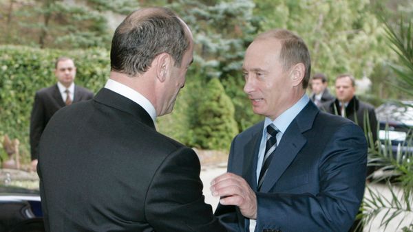 Ռոբերտ Քոչարյանն ու Վլադիմիր Պուտինը։ - Sputnik Արմենիա