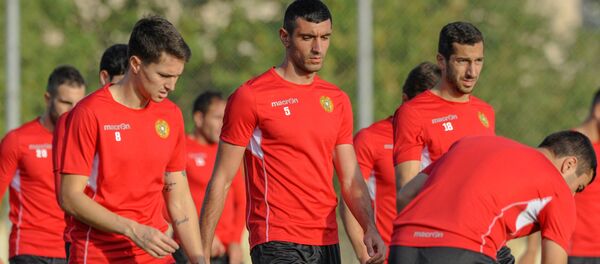 Тренировка сборной Армении по футболу перед стартом Лиги Наций (3 сентября 2018). Еревaн - Sputnik Армения