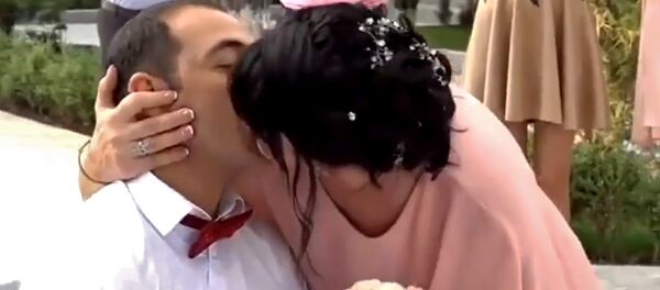 Церемония бракосочетания Геворга Айвазяна и Инги Шербак Церемония бракосочетания Геворга Айвазяна и Инги Шербак - Sputnik Արմենիա