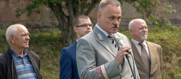 Генеральный директор ЮКЖД Сергей Валько в селе Фиолетово, Лори - Sputnik Армения