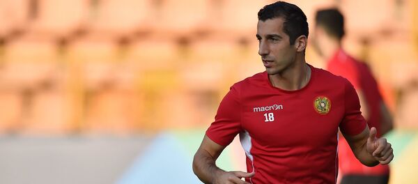 Тренировка сборной Армении по футболу перед матчем Лиги Наций УЕФА со сборной Лихтенштейна (5 сентября 2018). Еревaн - Sputnik Արմենիա