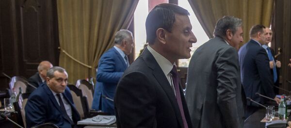 Начальник полиции Армении Валерий Осипян на заседании правительства (6 сентября 2018). Еревaн - Sputnik Армения