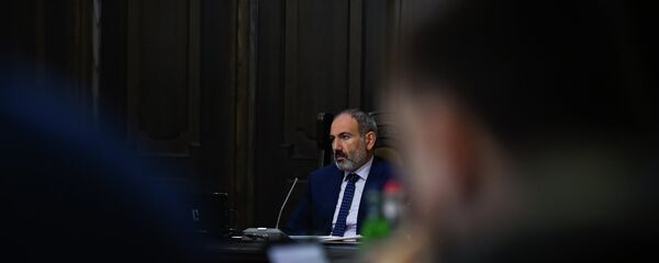 Премер министр Армении Никол Пашинян на заседании правительства (6 сентября 2018). Еревaн - Sputnik Армения