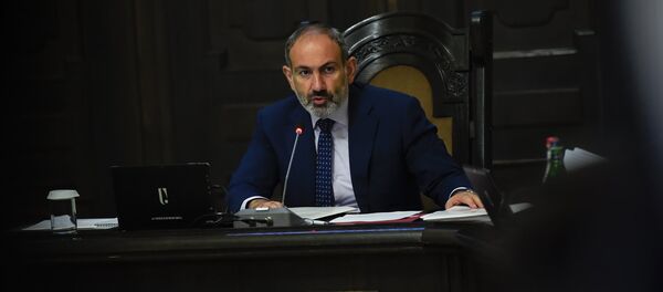 Премер министр Армении Никол Пашинян на заседании правительства (6 сентября 2018). Еревaн - Sputnik Армения