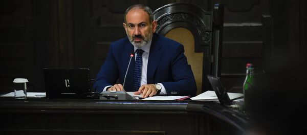 Премер министр Армении Никол Пашинян на заседании правительства (6 сентября 2018). Еревaн - Sputnik Արմենիա