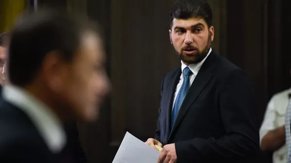 Глава гос.контрольной службы Давид Санасарян на заседании правительства Армении (6 сентября 2018). Еревaн - Sputnik Армения