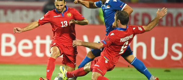 Футбольный матч группы D Лиги Наций УЕФА между сборными Армении и Лихтенштейна (6 сентября 2018). Еревaн - Sputnik Армения