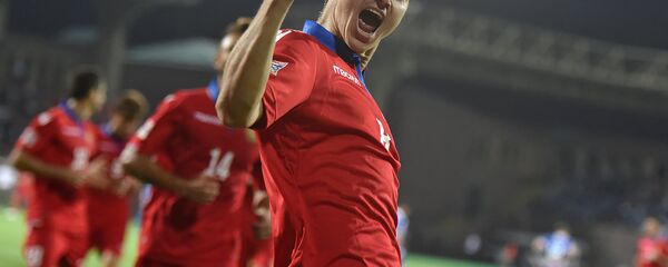 Футбольный матч группы D Лиги Наций УЕФА между сборными Армении и Лихтенштейна (6 сентября 2018). Еревaн Футбольный матч группы D Лиги Наций УЕФА между сборными Армении и Лихтенштейна (6 сентября 2018). Еревaн - Sputnik Արմենիա