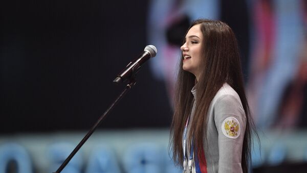 Российская фигуристка, чемпионка Олимпийских игр Евгения Медведева - Sputnik Армения