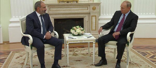 В Кремле состоялась встреча Никола Пашиняна и Владимира Путина - Sputnik Армения