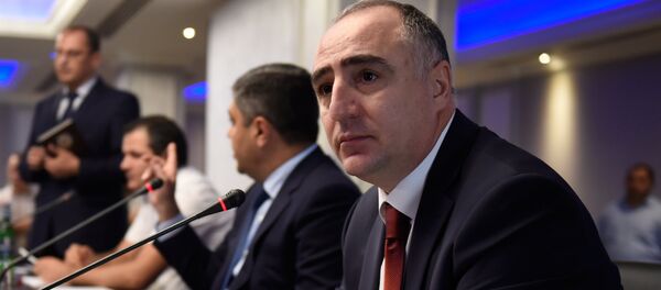 Пресс-конференция глав СНБ и ССС Артура Ванецяна и Сасуна Хачатряна (11 сентября 2018). Еревaн - Sputnik Արմենիա