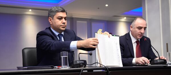 Пресс-конференция глав СНБ и ССС Артура Ванецяна и Сасуна Хачатряна (11 сентября 2018). Еревaн - Sputnik Արմենիա