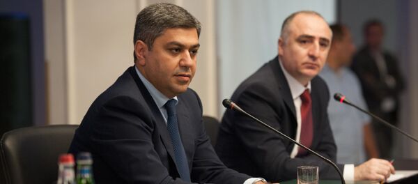 Пресс-конференция глав СНБ и ССС Артура Ванецяна и Сасуна Хачатряна (11 сентября 2018). Еревaн - Sputnik Արմենիա