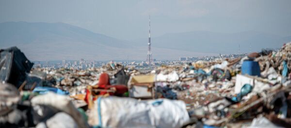 Мусорная свалка в Нубарашене - Sputnik Армения