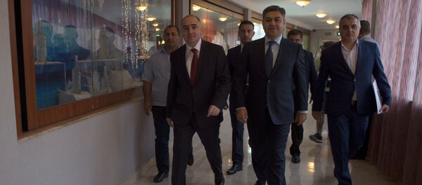 Пресс-конференция главы СНБ Артура Ванецяна и главы специальной следственной службы Сасуна Хачатряна - Sputnik Армения