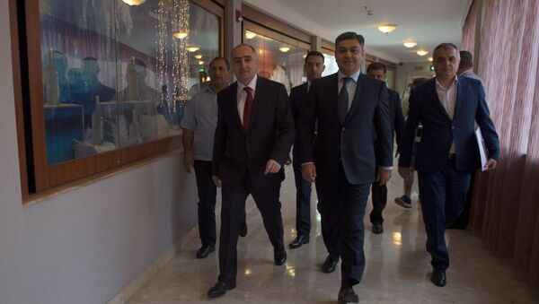 Пресс-конференция главы СНБ Артура Ванецяна и главы специальной следственной службы Сасуна Хачатряна - Sputnik Армения