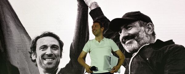 Айк Марутян на предвыборном митинге в административном районе Давташен (11 сентября 2018). Еревaн Айк Марутян на предвыборном митинге в административном районе Давташен (11 сентября 2018). Еревaн - Sputnik Армения